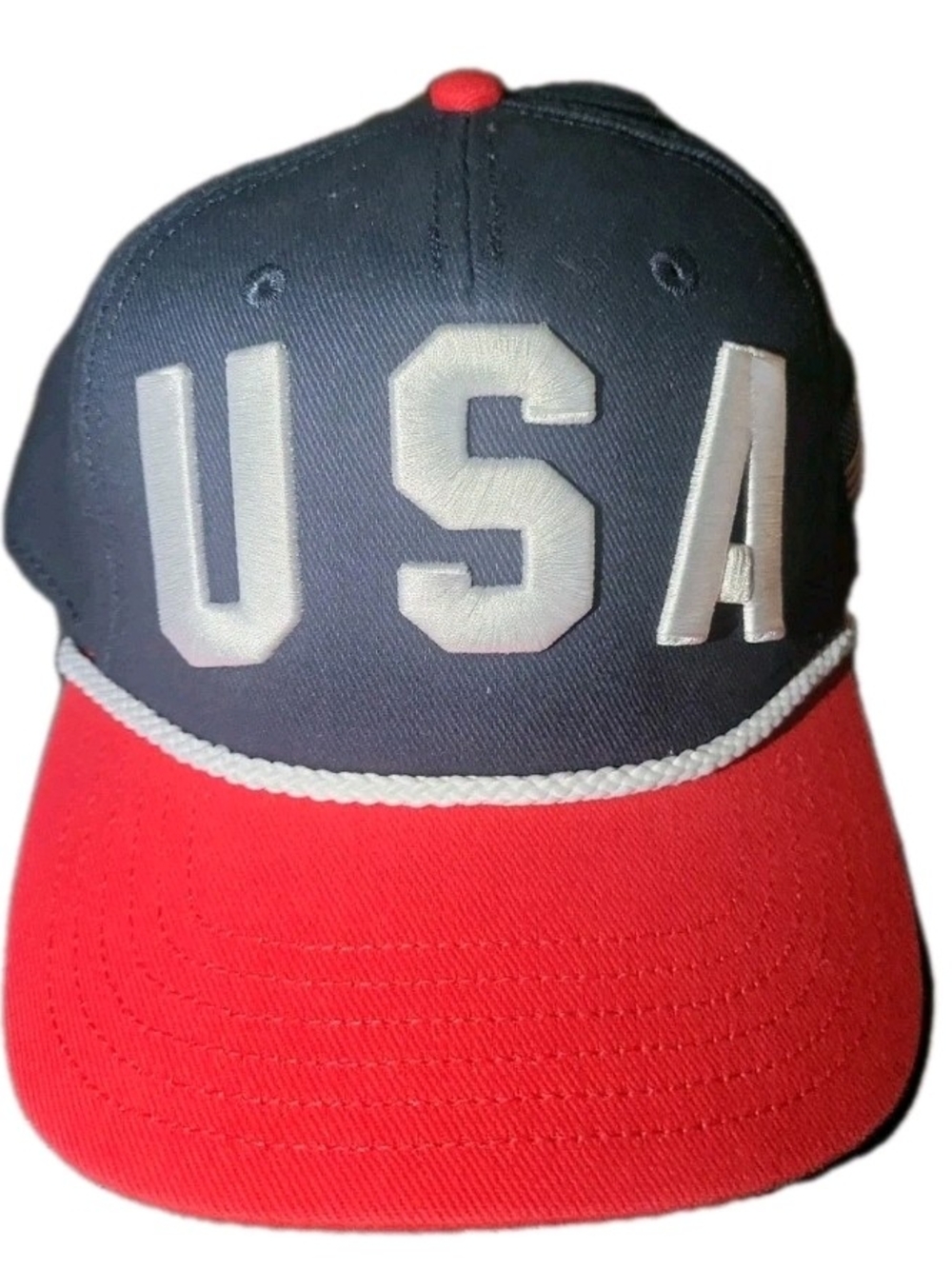 Mad Engine USA Soccer Fan Cap With Rope 2026 FIFA World Cup Snapback
